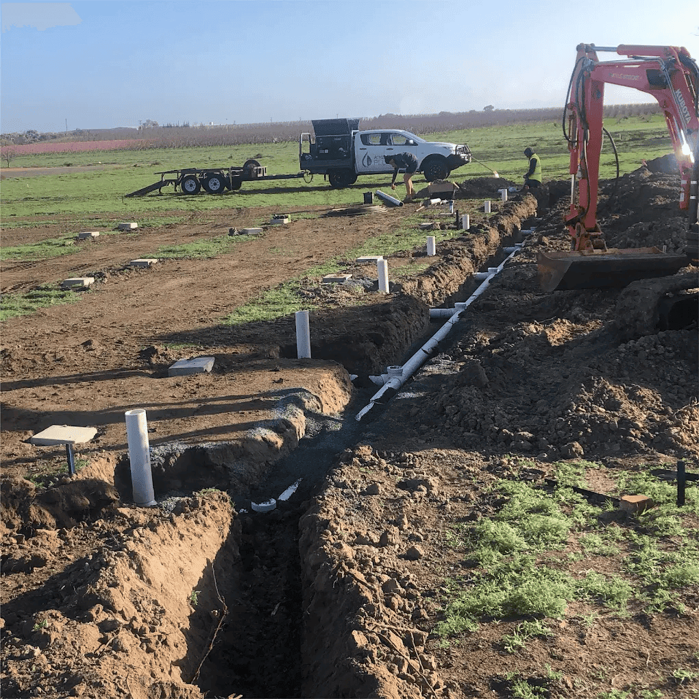 Agricultural civil drainage